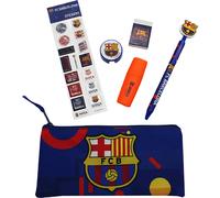 CyP Brands Set de papeterie FC Barcelone – matériel scolaire et écriture, bleu, produit officiel