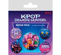 Cyp Brands Goupille K-pop Demon Hunters Set De 4 Chapas