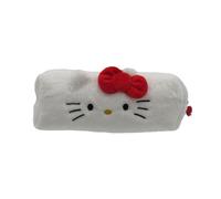 CyP Brands- Hello Kitty Sanrio Trousse en Peluche Blanc Produit Officiel, Blanc, Sanrio Hello Kitty Trousse en Peluche
