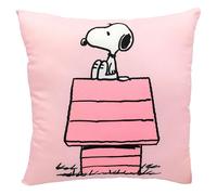 Snoopy Coussin de Couchage Rose avec Motif Snoopy, Dimensions 35 x 11 x 35 cm, Couleur Rose, Produit Officiel (CyP Brands)