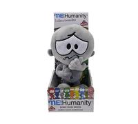 CyP Brands-Me Humanity Peluche Personnage Effrayant, émotions, Cadeau pour Enfants, Couleur Grise, Produit Officiel