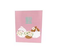 CyP Brands - Molang, classeur, classeur, Carpesano, classeur à anneaux, Blossom, rose, produit officiel