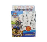 CyP Brands- Paw Patrol Livre de coloriage avec crayons et gomme, Pat' Patrouille, Activités créatives, multicolore, produit officiel