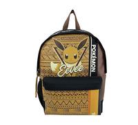 CyP Brands-Pokémon Sac à dos pour enfant, adaptable au chariot, Trolley, Eevee, matériel scolaire, sac à dos, couleur marron, produit officiel, marron, Estandár