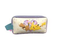 CYPBRANDS Pokémon, trousse, matériel scolaire, papeterie, collection Flowers, couleur crème, produit officiel, Crème, Estandar, Décontracté