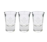CyP Brands - Real Betis Balompié, Verre à liqueur, Verre, Durable, Compatible lave-vaisselle et micro-ondes, Capacité 34 ml, Produit officiel