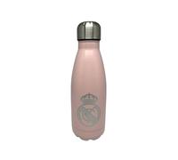 CYP Brands Real Madrid Bouteille d'eau en acier, Bidon, Gourde hermétique 550 ml Rose Produit officiel