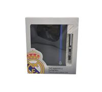 CyP Brands- Real Madrid Ensemble agenda et stylo, papeterie, coffret cadeau, couleur noire, produit officiel