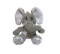 CyP Brands Real Madrid Porte-clés Porte-clés Pendentif Sac à Dos Peluche éléphant Gris Produit Officiel