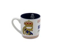 CyP Brands- Real Madrid, tasse, tasse en céramique, ustensiles de cuisine, petit-déjeuner, tasses originales, couleur blanche, produit officiel