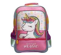 CYP Brands Sac à Dos Adaptable à Trolley- Unicorn by Bagoose, Multicolore, Rose, Sac à Dos Style décontracté