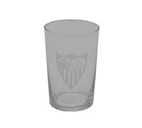 CyP Brands - Sevilla FC, Verre à eau, Verre, Durable, Compatible lave-vaisselle et micro-ondes, Capacité 270 ml, Produit officiel