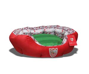 CYP BRANDS Séville CF Lit pour Animaux domestiques, Chiens, Chats, Lapins, Taille L, 3 Tailles Disponibles, Forme de Stade, Coussin indépendant, Produit Officiel