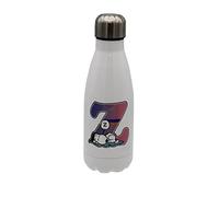 CYP BRANDS Snoopy Bouteille d'eau en acier inoxydable avec fermeture hermétique Lettre Z multicolore Blanc 550 ml