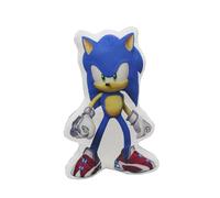 CyP Brands Coussin en peluche Sonic - Corps 35 x 20 x 5,5 cm