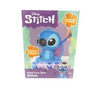 CyP Brands- Stitch Figurine en plâtre pour enfants, avec peintures et pinceau, activité créative, licence officielle, cadeau ou