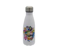 CyP Brands - Stumble Guys, Gourde en acier, Gourde, Fermeture hermétique, 550 ml, Noir, Produit officiel