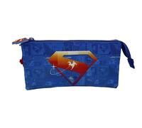 CYP BRANDS - Superman, Trousse, Fournitures Scolaires, Bleu, Produit Officiel