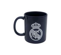CyP Brands – Tasse Real Madrid en céramique 300 ml bleue avec blason blanc – Produit officiel
