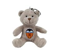 CyP Brands - Valencia, Porte-clés, Clés, Pendentif de Sac à Dos, Peluche, Ours en Peluche, Couleur Beige, Produit Officiel