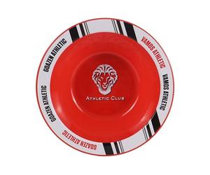 CYPBRANDS Athletic Club Set d'assiettes et gobelet, excursion, camping, ustensiles de cuisine, bol, couleur rouge, produit officiel, rouge, Estandar