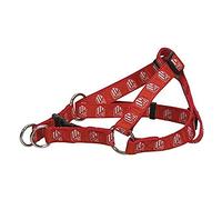 CYPBRANDS Atletico de Madrid Harnais pour Chien, Respirant, réglable, Harnais Ultra Confortable, pour Petit Chien, Taille S, 3 Tailles Disponibles, Couleur Bleue, avec Boucle, Produit Officiel