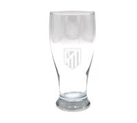 CYPBRANDS - Atlético de Madrid, Verre à bière, Verre, Durable et lavable au lave-vaisselle et au micro-ondes, Capacité 565 ml Produit officiel