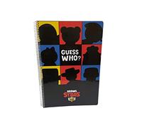 CYPBRANDS Brawl Stars Cahier Folio 80 feuilles, quadrillage 4 x 4 mm, multicolore, fournitures scolaires, produit officiel
