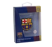 CYPBRANDS Clé USB Rubber16 Go écusson FC Barcelone Jeunesse Unisexe, Bleu/Grenat, 16GB