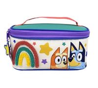 CYPBRANDS CyP Brands-Bluey, Sac de Toilette, Sac de Toilette, Accessoires, crèche, Multicolore, Arc-en-Ciel, Produit Officiel, Multicolore