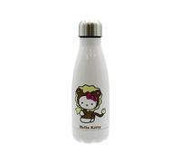 CYPBRANDS CyP Brands-Hello Kitty Sanrio Bouteille d'eau Bidon Gourde Horoscope Lion 550 ml Blanc Produit officiel