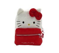 CYPBRANDS CyP Brands-Hello Kitty, Sanrio, Sac à dos, Peluche, Sacs, Accessoires Couleur Blanc, Produit Officiel, blanc, Estandar, Décontracté