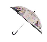 CYPBRANDS CyP Brands-Peppa Pig Parapluie manuel pour enfants, transparent, 8 baleines et tube métallique de haute résistance, produit officiel, multicolore, única