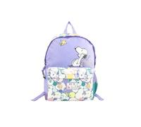 CYPBRANDS CyP Brands-Snoopy Sac à dos pour enfant, adaptable au chariot, trolley, matériel scolaire, sac à dos, couleur violet, produit officiel, violet, Estandar