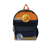 CYPBRANDS - Dragon Ball, Sac à dos pour enfant, Adaptable au trolley, Goku, Fournitures scolaires, Sac à dos, Couleur noir, Produit officiel