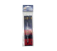 CYPBRANDS FC Barcelona Set de 6 crayons avec gomme