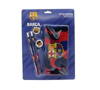 CYPBRANDS FC Barcelona Set de papeterie, matériel scolaire, écriture, barça, couleur bleue, produit officiel