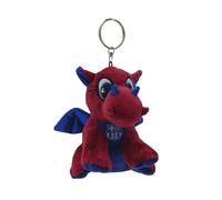 CYPBRANDS FC Barcelone, porte-clés, pendentif sac à dos, peluche, dragon, blaugrana, produit officiel, Bleu/bordeaux, Estandar