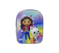 CYPBRANDS Gabby Mochila de 30 Cm Eva 3D-Up, Sac à Dos Mixte Enfant, Multicolore, Estandar