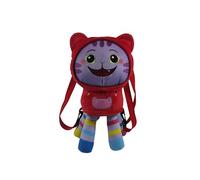CyP Brands Gabby - Sac à dos pour enfant, motif DJ à capuche en peluche, avec sangles réglables et amovibles, multicolore, produit officiel, multicolore, Estandar, Décontracté