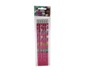 CYPBRANDS Gabby Set de 6 crayons avec caoutchouc, vert, Taille unique