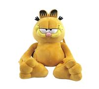 CYPBRANDS Garfield Garfield Sac à dos pour enfant Motif corps Garfield avec rubans réglables et amovibles Orange Produit officiel Orange Garfield Sac à dos en peluche