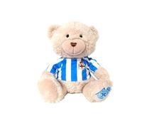 CYPBRANDS - Jouet de Sport à la corogne, Ours en Peluche, poupée, Football, Couleur Beige, Produit Officiel