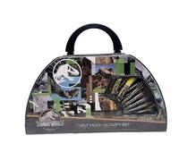 CYPBRANDS Jurassic World Set d'activités 52 pièces dans Une Valise, Papeterie Mixte Enfant, Multicolore, Taille Unique