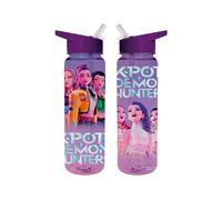 CYPBRANDS K-Pop Bouteille d'eau Demon Hunters Huntrix Bouteille d'eau bidon Capacité 500 ml Violet Produit officiel