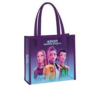 CYPBRANDS - K-Pop Demon Hunters, Huntrix, Sac fourre-tout, couleur violet, produit officiel