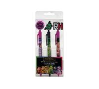 CYPBRANDS Lot de 3 stylos avec embouts en caoutchouc Rainbow High (CyP Brands)