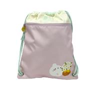 CYPBRANDS - Molang, Sac à dos, Fournitures scolaires, Sac à dos, Sac à cordon, Sac, Fleur, Couleur rose, Produit officiel
