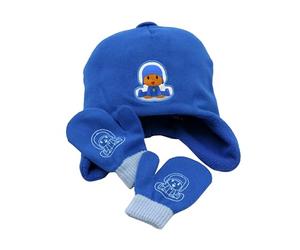 CYPBRANDS Pocoyo Ensemble Bonnet et Gants d'accessoire d'hiver, Bleu, Estandar Mixte Enfant