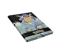 CYP BRAND Pokemon Classeur à rabat, squirtle, dossier avec gommes, couleur noire, produit officiel